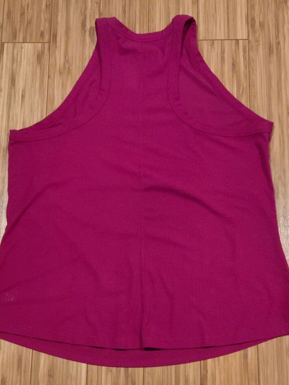 All In Motion Magenta Ribbed High-Neck Tank Top - Picture 5 of 5
